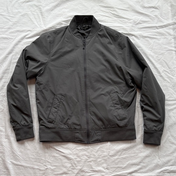 Banana Republic Other - Banana Republic Charcoal Bomber Jacket Men’s Medium